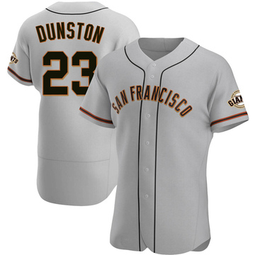 2018 San Francisco Giants - #25 Number Retirement Game - Team Issued Jersey  #21 Shawon Dunston - jersey features a commemorative patch celebrating #25  Number Retirement on August 11,2018 - Size 46