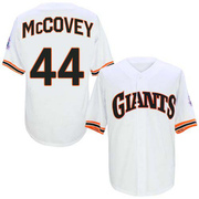 White Replica Willie McCovey Men's San Francisco Giants 1989 Throwback Jersey